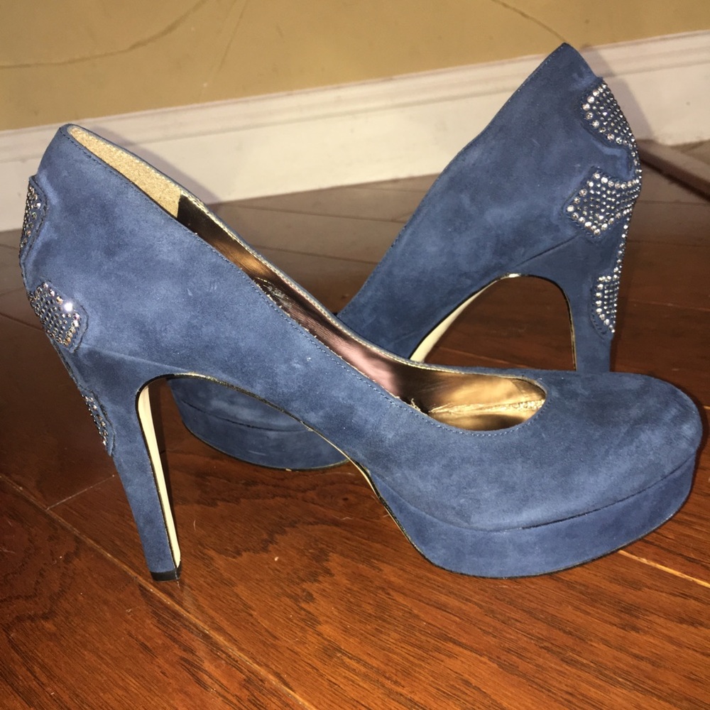 Reba Cross424 suede heels!